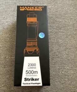 Mankerlight Striker Tactical Flashlight 2300 Lumens 500M SFT40 18650 USB-C - Image 14