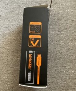 Mankerlight Striker Tactical Flashlight 2300 Lumens 500M SFT40 18650 USB-C - Image 15