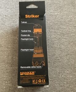 Mankerlight Striker Tactical Flashlight 2300 Lumens 500M SFT40 18650 USB-C - Image 16