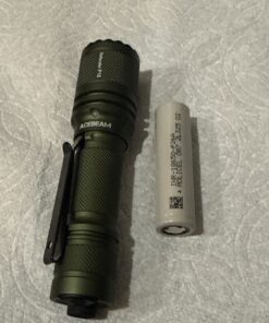 ACEBEAM Defender P16 OD Green 1800 Lumens LED Tactical Flashlight 18650