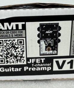 AMT Electronics V1 Guitar Preamp Pedal – Legend Amps Series – VOX Style Cab Sim.