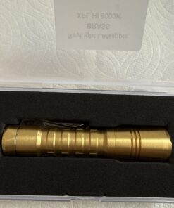 ReyLight LANapple Brass Flashlight Cree XP-L HI 6000K AA 14500 LED