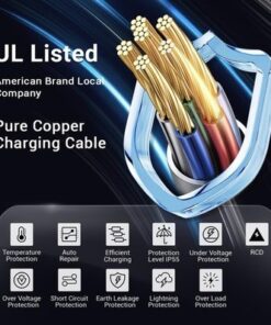 Tera GB-US Level 2 EV Charger 240V J1772 NEMA 14-50 20ft Cable - Image 3