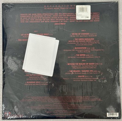 Judas Priest Reflections 50 Heavy Metal Years 2LP Red Vinyl SEALED READ - Image 2