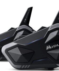 Midland BTR1 Advanced Bluetooth Motorcycle Helmet Intercom 2-Pack RCF