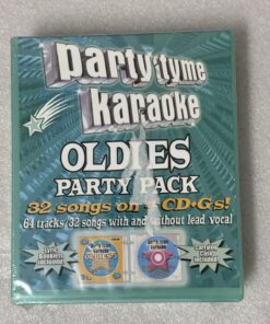 Party Tyme Karaoke Oldies Party Pack 4 CD+G 32 Songs 64 Tracks NEW SEALED