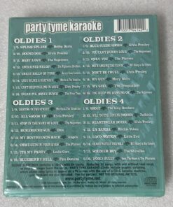 Party Tyme Karaoke Oldies Party Pack 4 CD+G 32 Songs 64 Tracks NEW SEALED