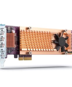 QNAP QM2-4S-240 Quad M.2 2280 SATA SSD PCIe Expansion Card