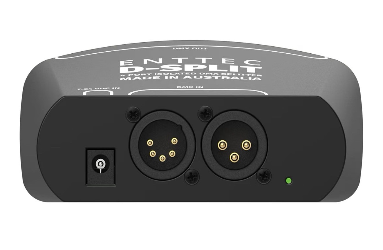 ENTTEC D-SPLIT 70579 DMX 4-Port Isolated Splitter 5-Pin DMX512 Open Box - Image 3