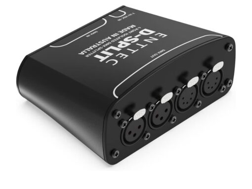ENTTEC D-SPLIT DMX512 4-Port 3-Pin Opto-Isolated Splitter Repeater