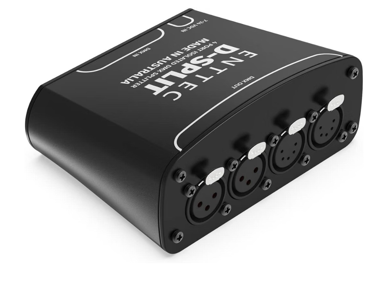ENTTEC D-SPLIT DMX512 4-Port 3-Pin Opto-Isolated Splitter Repeater