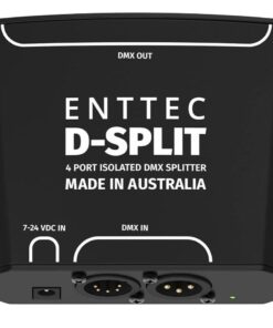 ENTTEC D-SPLIT DMX512 4-Port 3-Pin Opto-Isolated Splitter Repeater - Image 3