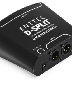 ENTTEC D-SPLIT DMX512 4-Port 3-Pin Opto-Isolated Splitter Repeater - Image 4