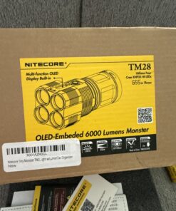 Nitecore TM28 Tiny Monster 6000 Lumen LED Flashlight 4x 3100mAh 18650 - Image 17