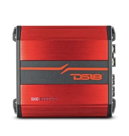 DS18 SXE-2000.4D/RD 4-Channel Class D Car Audio Amplifier 2000W Red