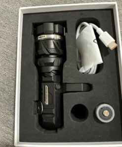 Alternative view of LOOP Gear Skywalker SK01s LEP Titanium Black Zoom Flashlight 910 Lumens
