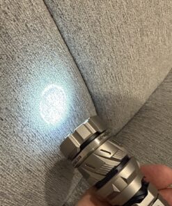 LOOP Gear Skywalker SK01s LEP Titanium Silver Zoom Flashlight 910 Lumens TI - Image 11