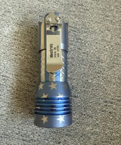 Alternative view of MecArmy PS16 Titanium Pattern 2000LM EDC Flashlight + 16340 650mAh Battery