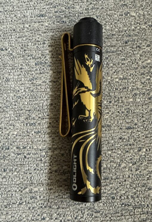 Olight i3T 2 EOS Dragon & Phoenix Golden Black Slim EDC Flashligh