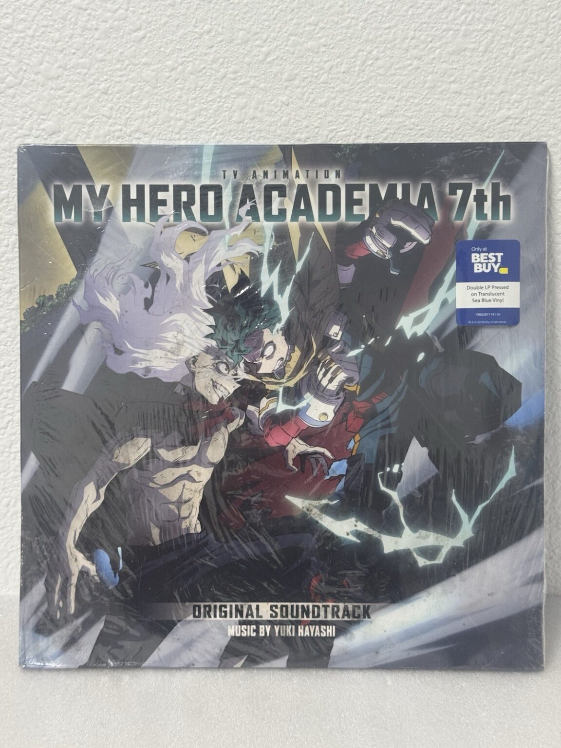 My Hero Academia Season 7 OST Sea Blue 2LP Vinyl Best Buy Exclusive Sealed”READ”