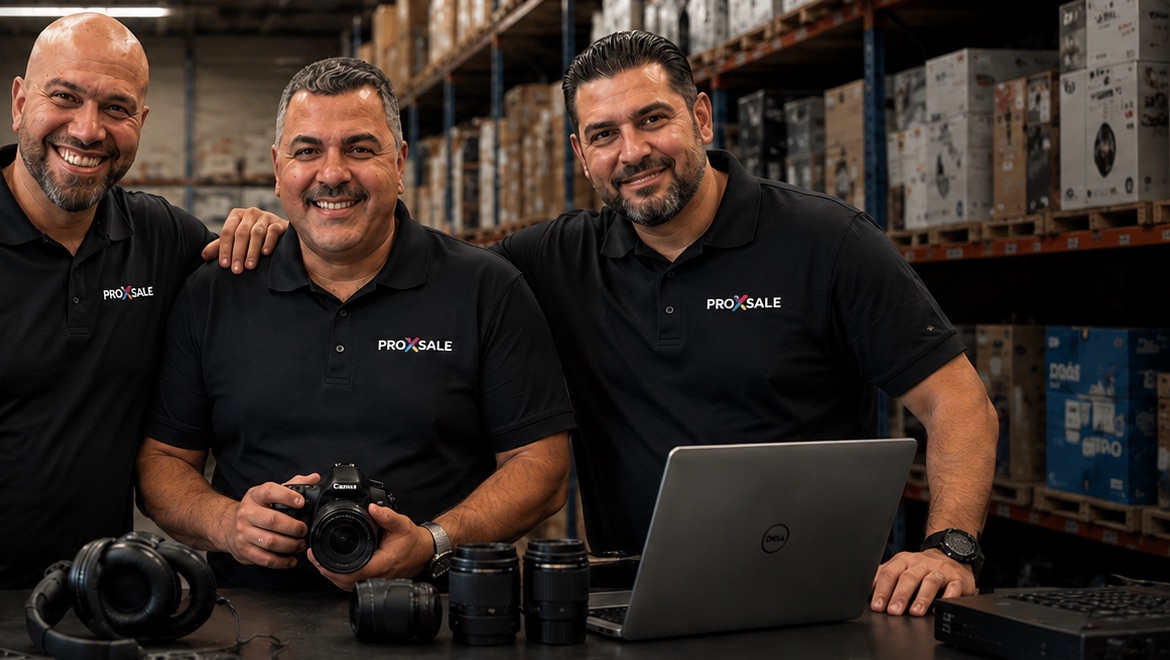 Prox Sale team in the Santa Ana warehouse